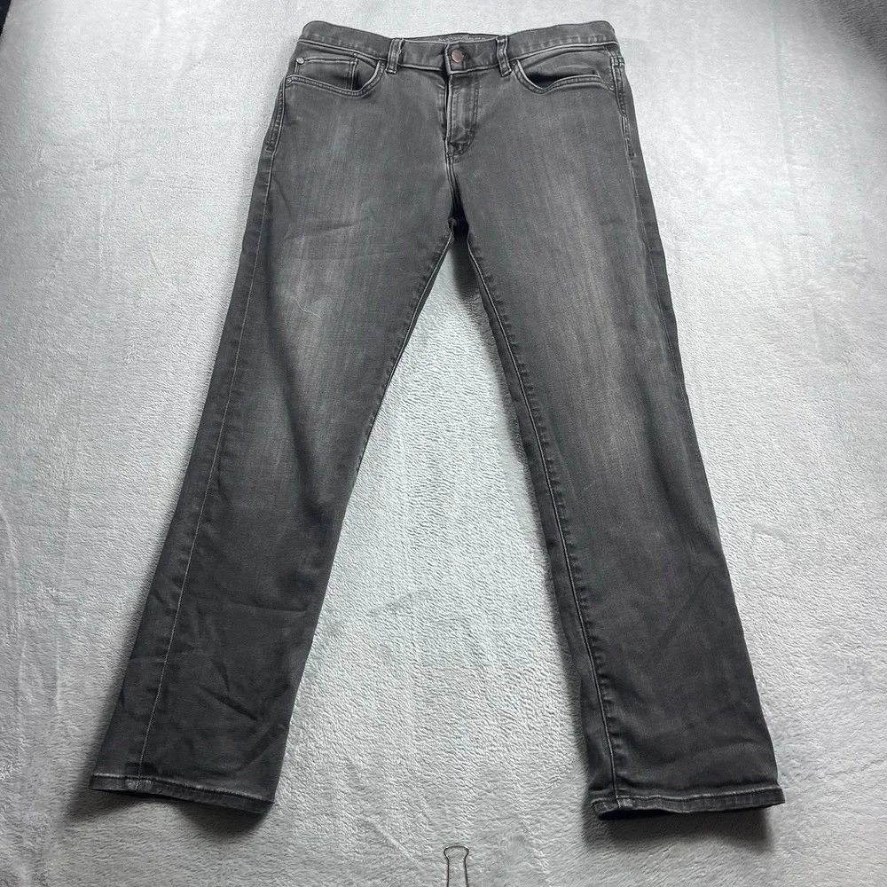 Banana Republic Traveler‎ Jean 33x28* Slim Fit Mens Denim Pants Black